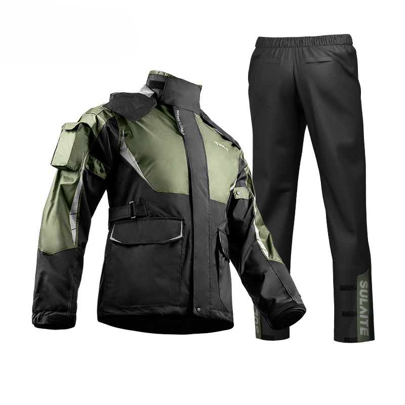 Fishing Rain Suit - Mężczyźni kobiety wodoodporny motocyklista płaszcz przeciwdeszczowy