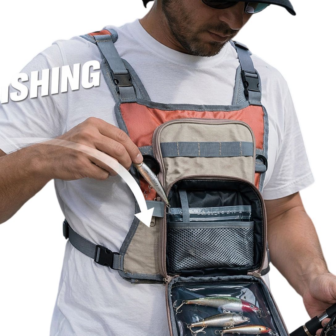 Wielofunkcyjna wodoodporna tor – Fishing Vest recenzja i cena