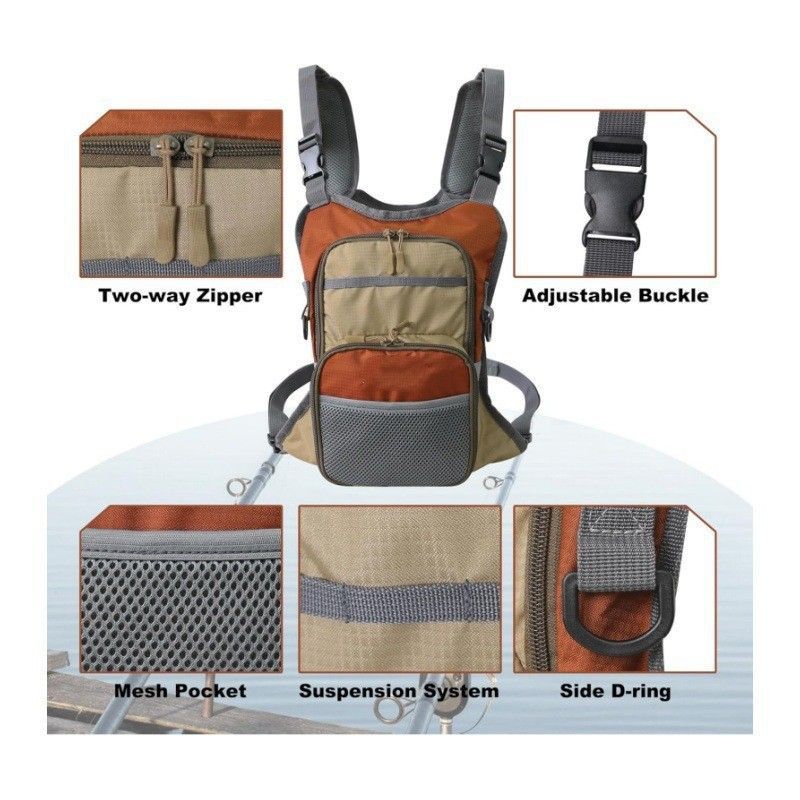 Wielofunkcyjna wodoodporna tor – Fishing Vest recenzja i cena