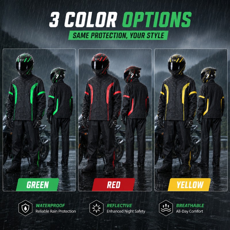 Wodoodporny kombinezon motocyk – Fishing Rain Suit recenzja i cena